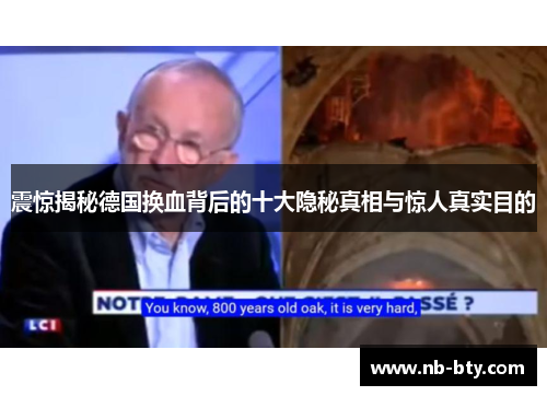 震惊揭秘德国换血背后的十大隐秘真相与惊人真实目的